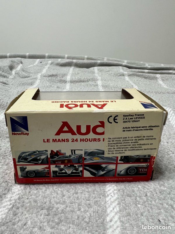 Coche miniatura Audi R10 1/87 Spark TDI No.7 Le Mans 2006 - Coches