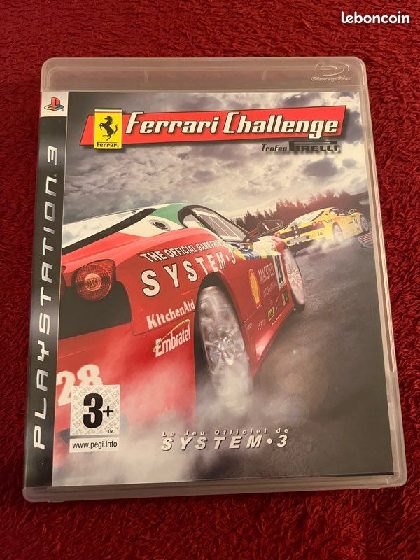 Ferrari Challenge - Jeu PlayStation 3 PS3 FR - Bon état - Disque Et Boîte Inclus