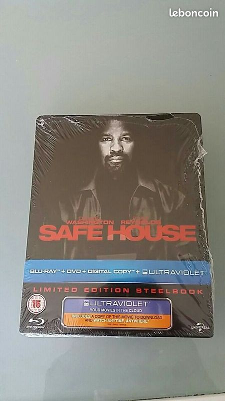 Denzel Washinton steelbook neuf protection rapprochée safe house