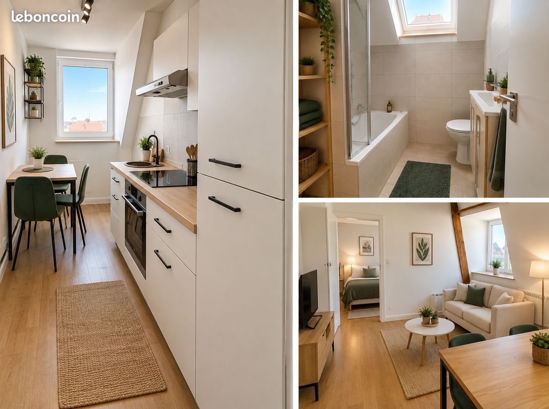 Appartement 2 pièces 37 m² · à Mulhouse · 37 m² · 545 €/mois