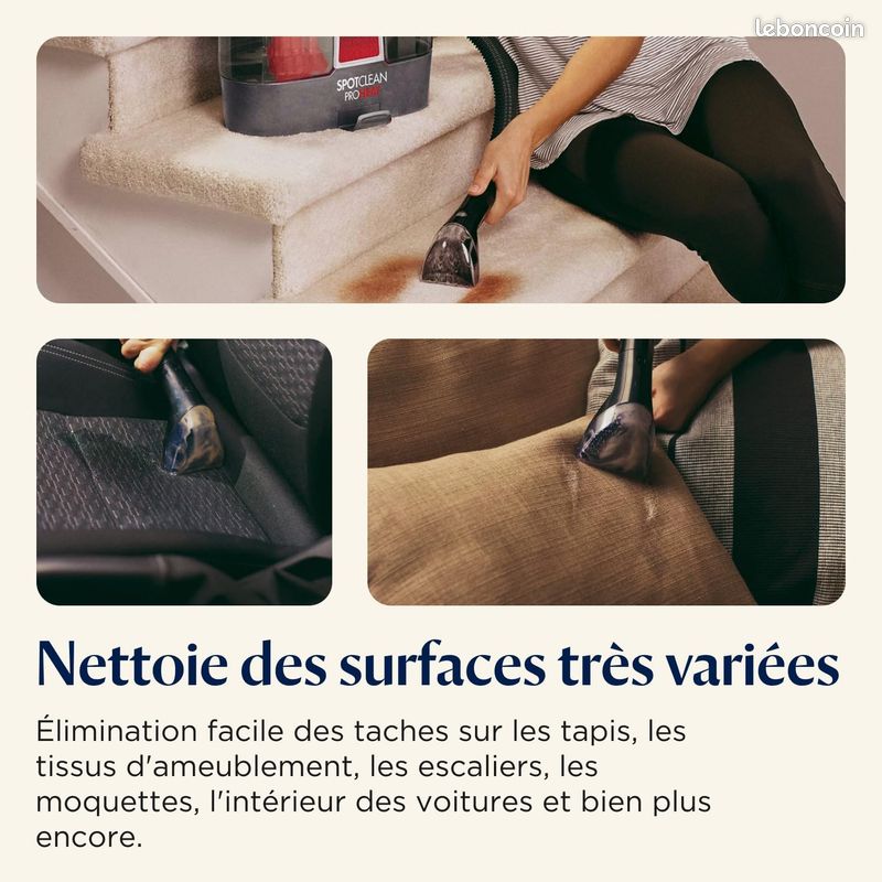 Location Shampouineuse / Injecteur Extracteur Bissell SpotClean ProHeat (image 2)
