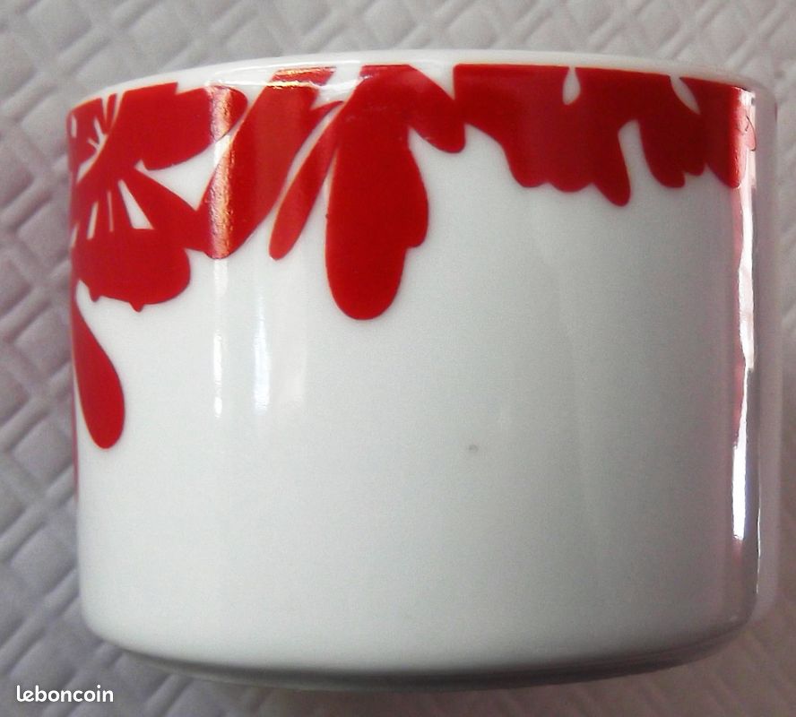 11 tasses à café en porcelaine CHRISS G vintage (image 3)