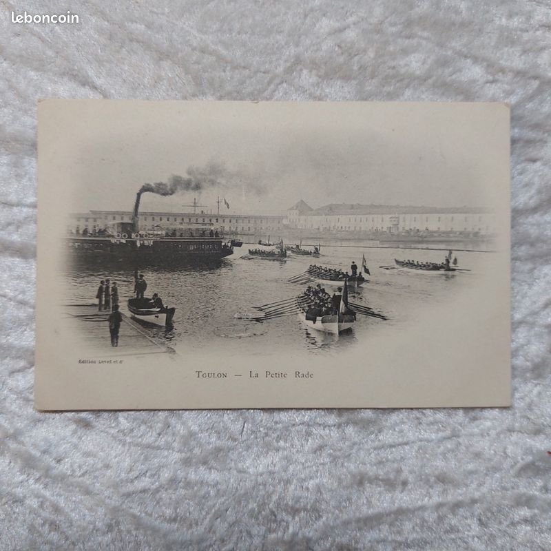 Carte Postale Ancienne Toulon Les Quais - Var 83 - Noir Et Blanc - Années 1900
