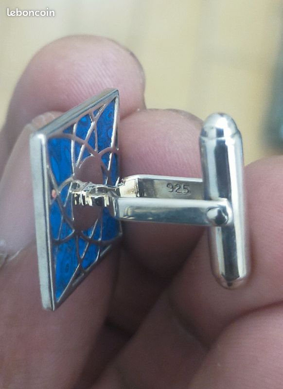 Boutons de manchettes adina plastelina . Argent 925 (image 6)