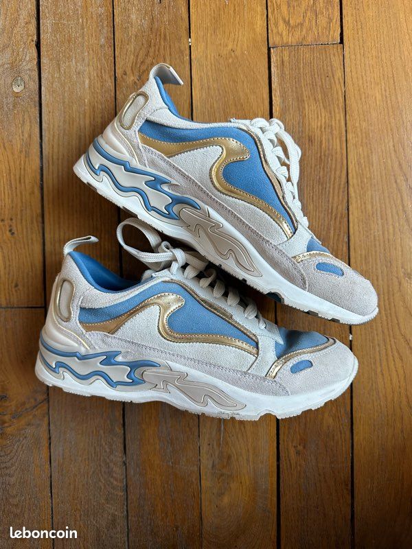 Flame Sneakers Sandro Flame Pas Cher Flame Sneakers Basket Flame