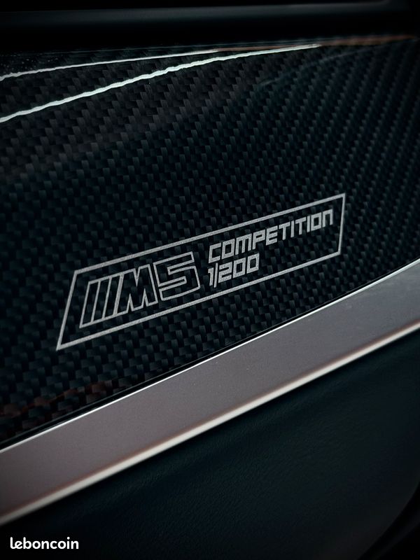 Bmw serie 5 (f10) (2) 600 m5 comptetion edition 1/200 - to - b&o - carbone - ceramique (image 12)