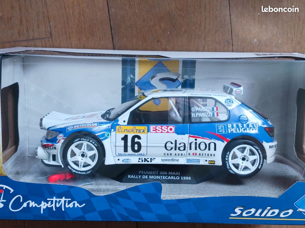 Miniature Otto – Peugeot 306 Maxi Version Nuit – 1/18 – Rallye Monte-Carlo – Neuve