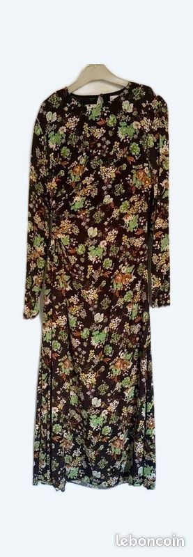 Robe longue à fleurs Mango (image 1)