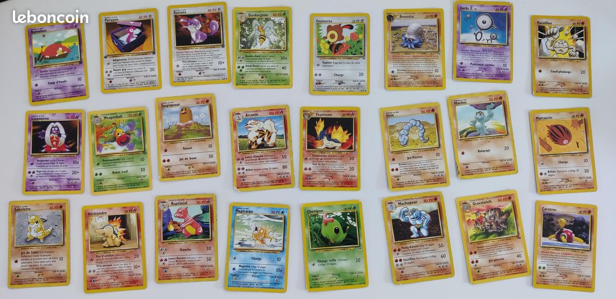 Cartes Pokémon 1er génération (image 2)