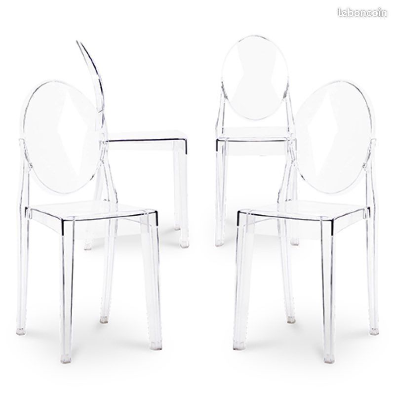 Lot 4 chaises contemporaines (image 3)