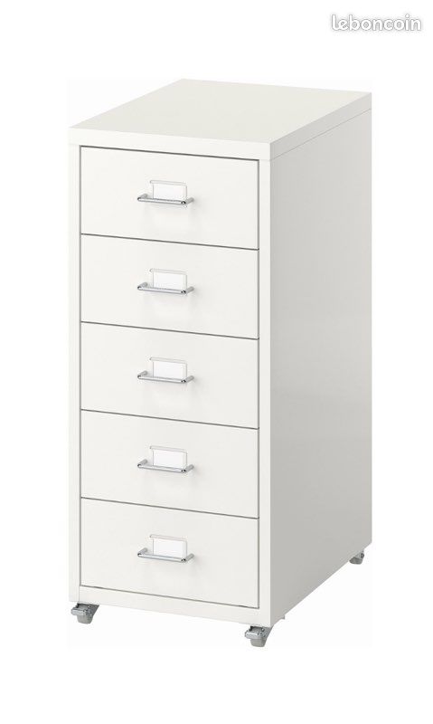 Caisson 6 tiroirs métallique Blanc IKEA (image 1)