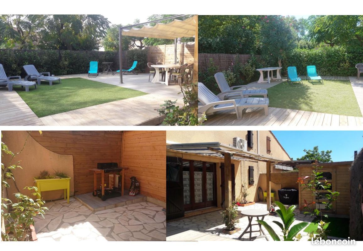 Location maison, avec jardin privatif ensoleillé, calme et proximités