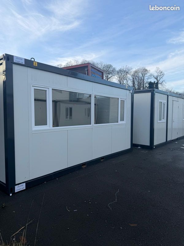Bungalow préfabriqué container bâtiment modulaire prix imbattable en stock livraison dans l'Orne (image 1)