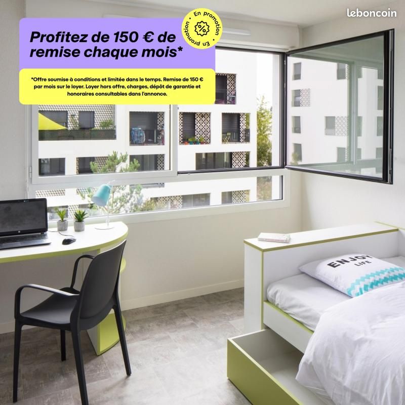 Appartement 1 pièce 22 m² · à Bègles · 22 m² · 541 €/mois