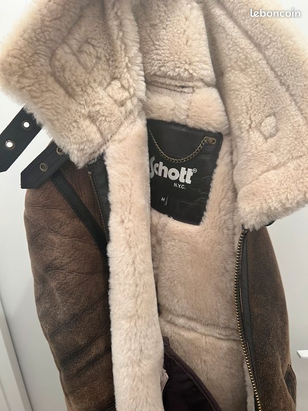 Blouson aviateur Schott NYC taille M – état impeccable (image 3)