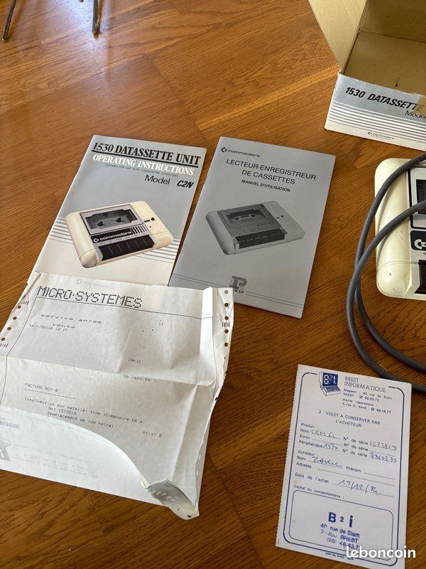 1530 Datassette unit model C2N commodore 64 en boîte (image 6)