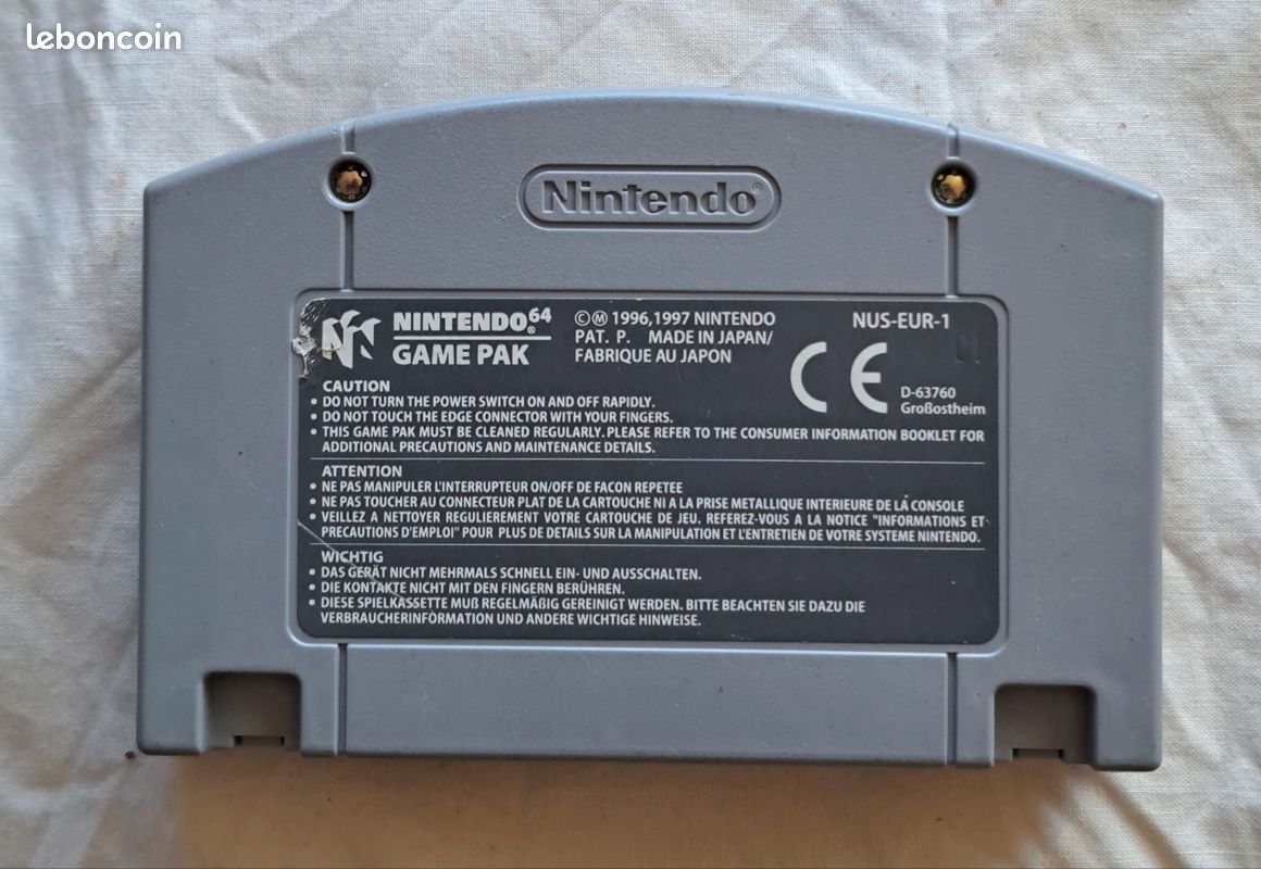 Jeu nitendo 64..... GT 64 (image 2)