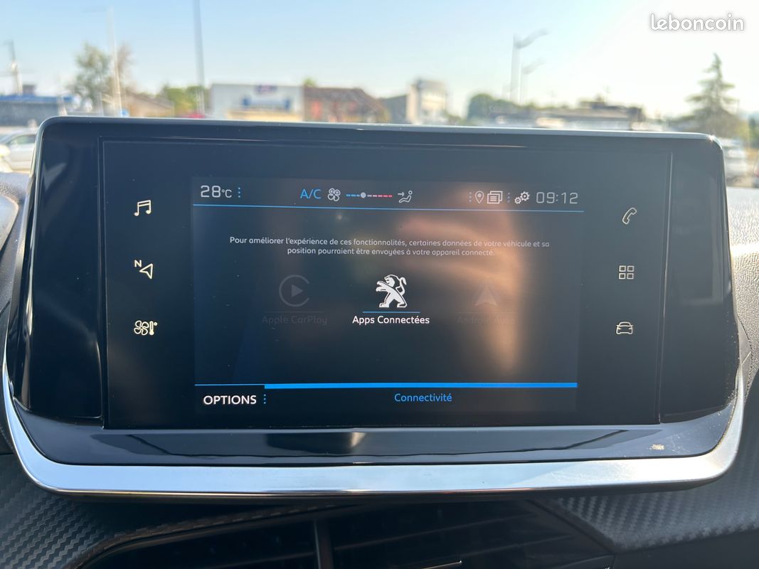 PEUGEOT 208 SOCIETE 1.5 BLUEHDI BVM6 100CH 7275HT CARPLAY - ENTRETIEN COMPLET PEUGEOT -REGULATEUR DE VITESSe (image 9)