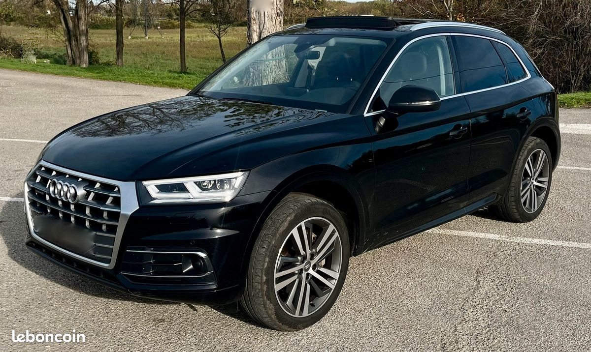 AUDI Q5 2.0 TFSI AVUS 16V Quattro S-Tronic7 252 CH. TOIT OUVR. Camera AR. Radar AV/AR. GPS. Sièges élec/chauff. Palettes. Moteur à chaîne (image 1)