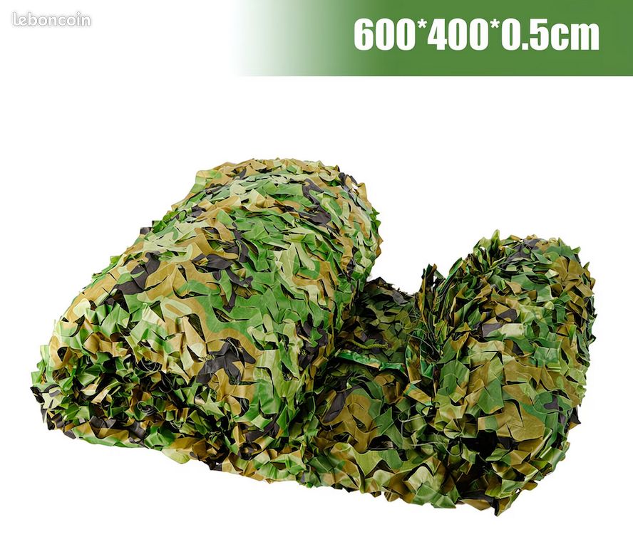 Filet de Chasse - Filet de Camouflage 6x4m - Neuf - Livraison gratuite en France en 4 jours â â â (image 3)