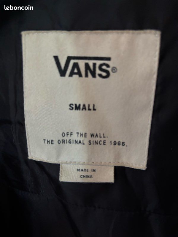 Veste / Blouson à capuche Vans – Taille S – Style Varsity / Streetwear (image 3)