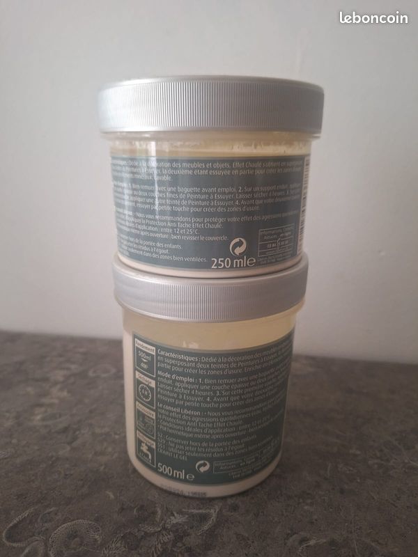 Lot peinture à essuyer effet chaulé LIBERON (image 5)