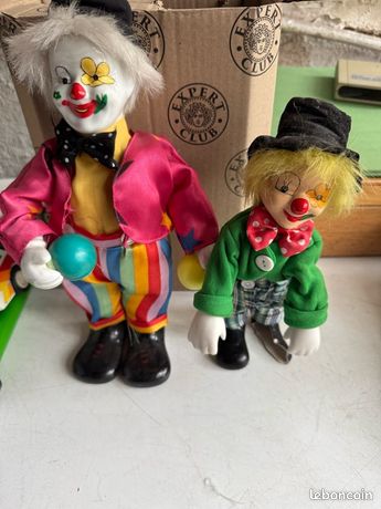 Poupée porcelaine 8 - clown - Jeux & Jouets
