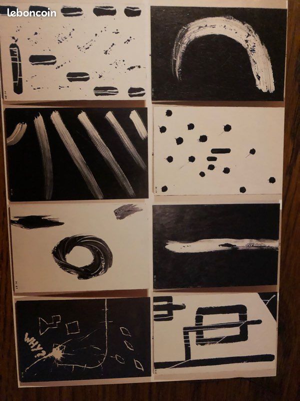 2 Cartons Exposition DAVID GAFSOU vintage (image 1)