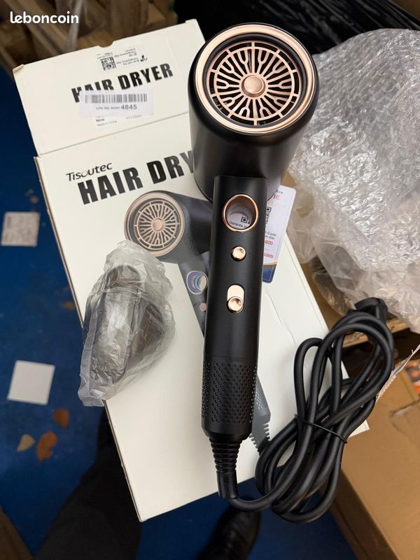 Sèche-Cheveux Ionique 2400W - 40000 RPM - Anti-Frisottis - Neuf (image 4)