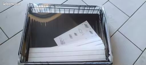 Lot de 2 paniers de rangement coulissants (image 3)