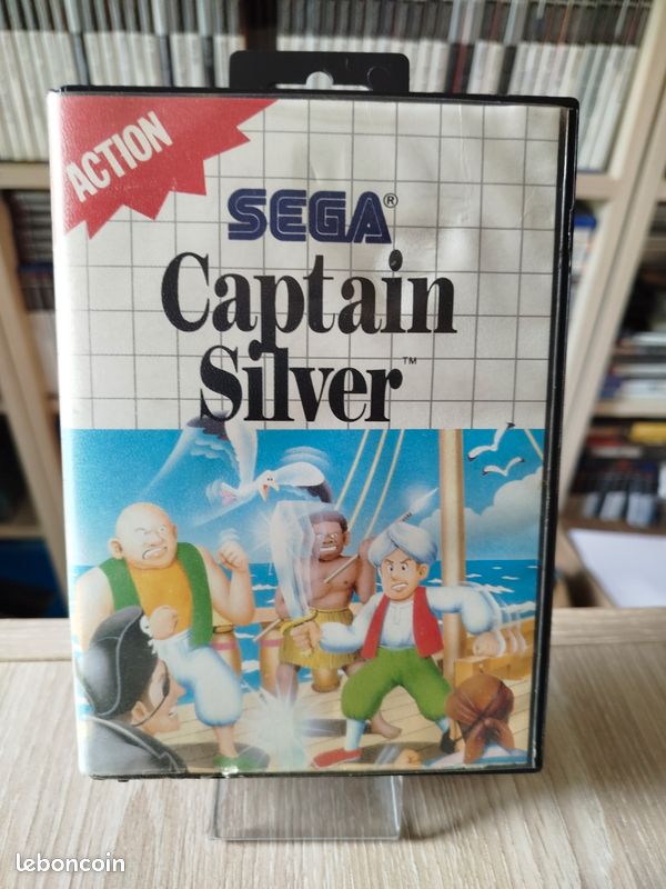 Jeu Sega Master System Captain Silver (PAL) - État Correct, Sans Notice, Sortie 1988