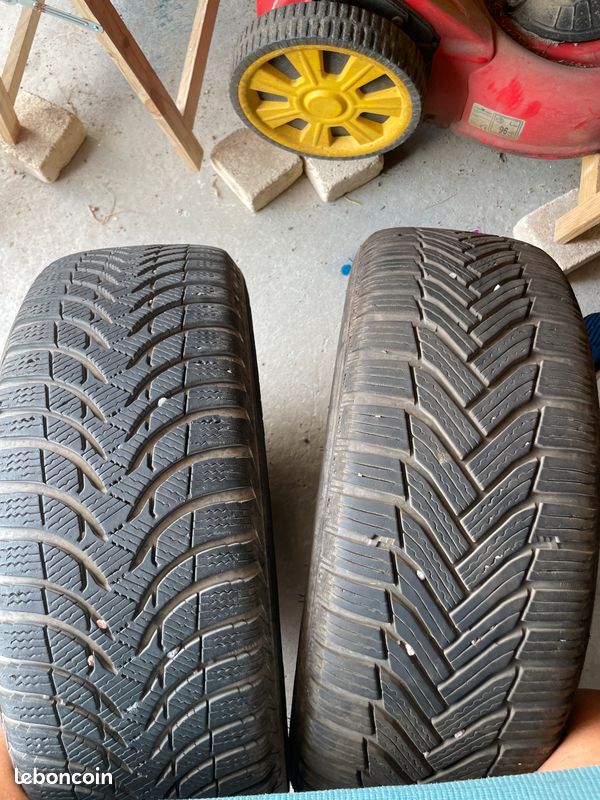 Pneus hiver Michelin alpin 6 sur jantes (image 1)
