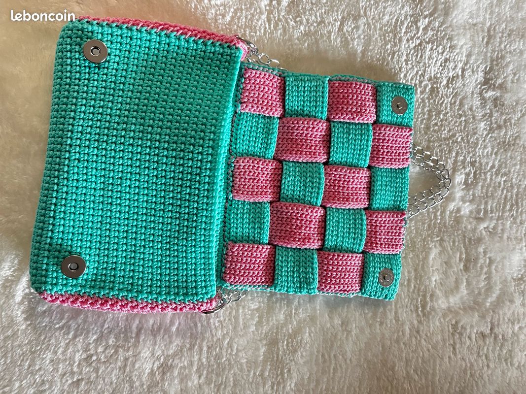 Sac bandoulière en crochet (image 4)