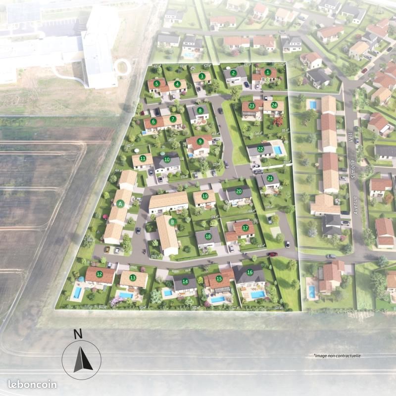 Terrain 525 m² Liguge · à Ligugé · 55 900 €