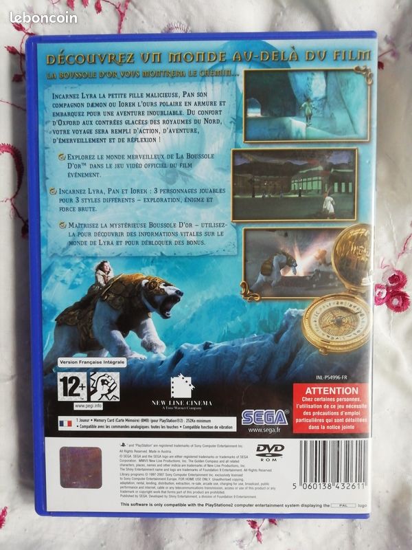 Jeu PS2 A La Croisée Des Mondes : La Boussole D'Or - Neuf Sous Blister Scellé, Vendeur Pro, Version PAL