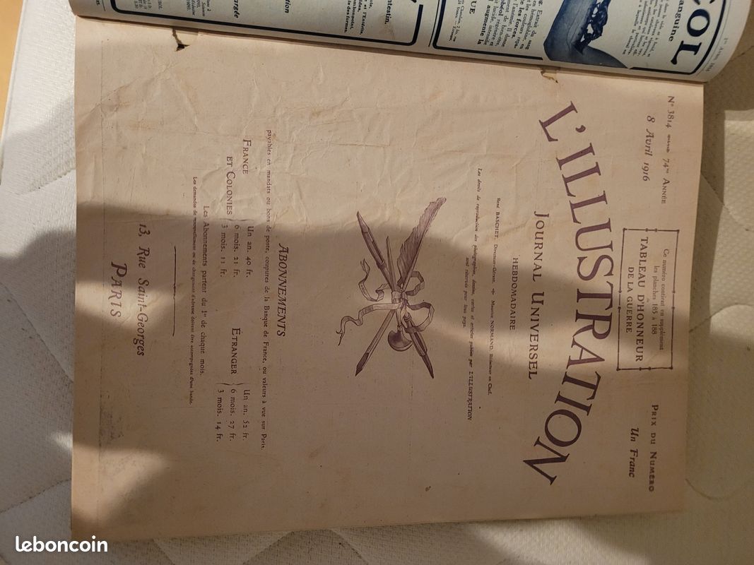 Collection complete reliee Illustraion 1914 1918 (image 1)