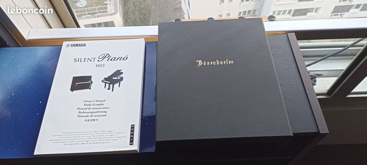 Piano droit noir Bosendorfer 120 Silent SH2 (image 6)