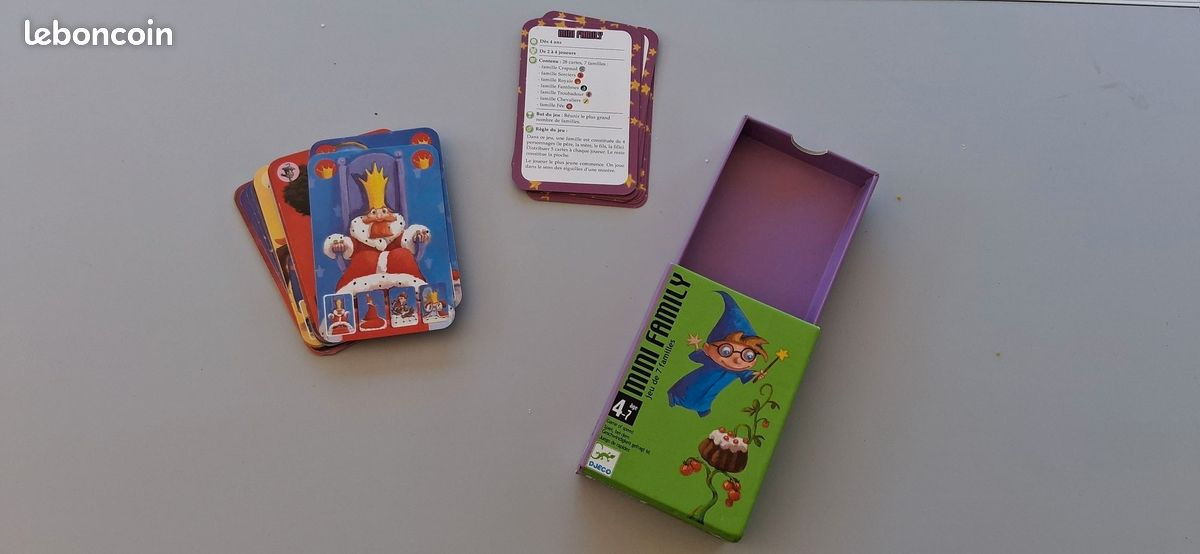 Jeu des 7 familles Djeco Mini Family (image 2)
