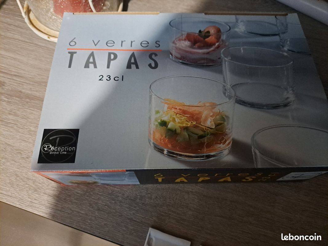 Lot 6 verres tapas (image 1)
