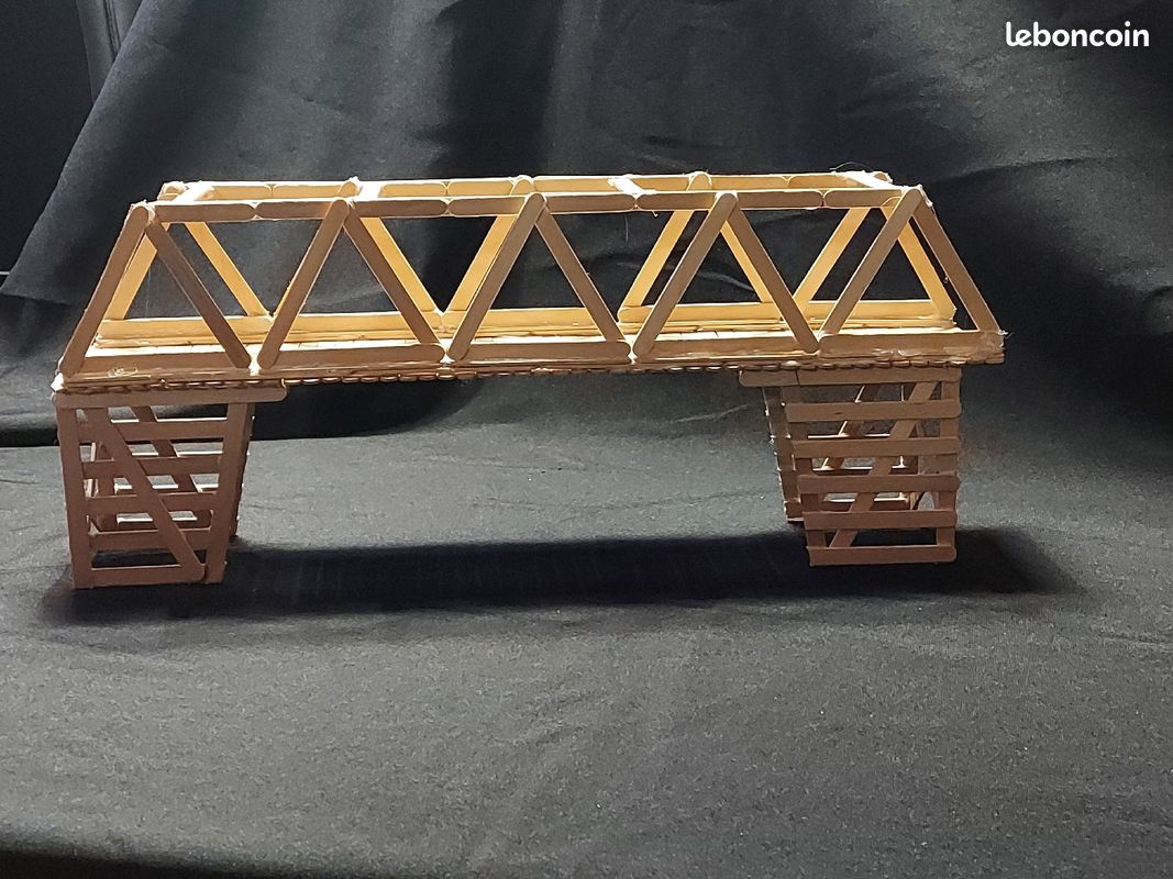 Pont en bois L 48cm H 20cm l 11cm 15 euros (image 2)