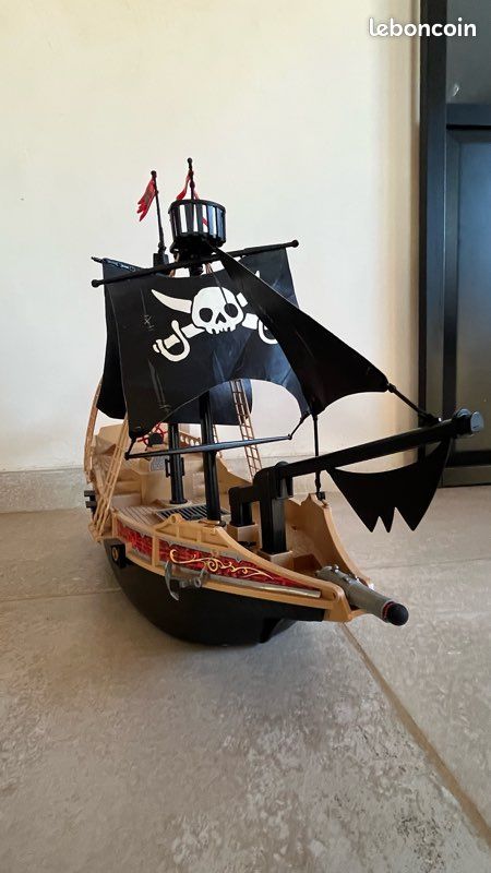 PLAYMOBIL BATEAU PIRATE Vintage Pb2 EUR 29,00 - FR