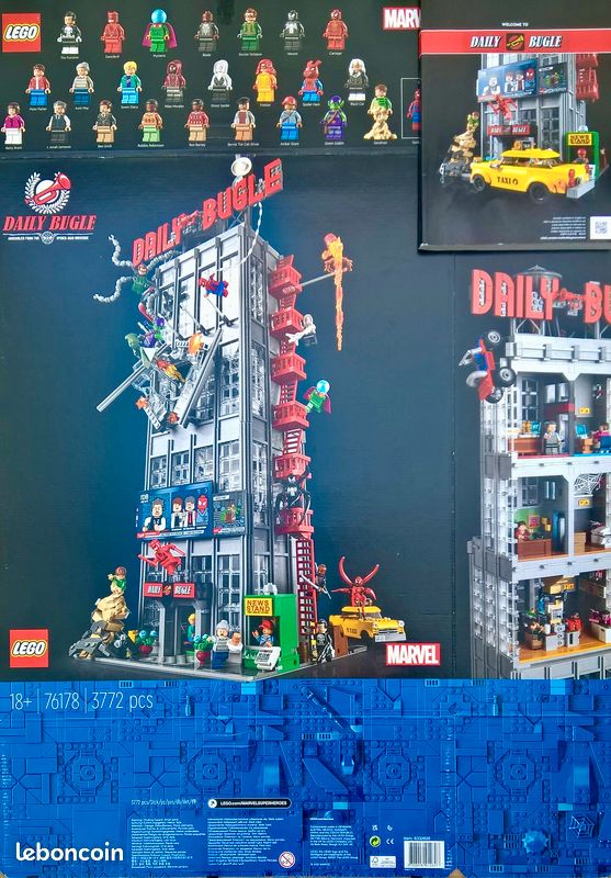 VENDU - Immeuble lego marvel spider man 100% complet 76178 le daily bugle - excellent état (image 6)
