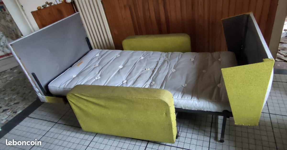 Fauteuil convertible vintage année 1960 (image 5)