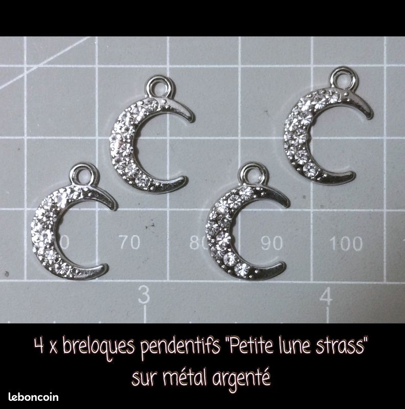 Collier argenté porte-bonheur et breloques | Lallians Création
