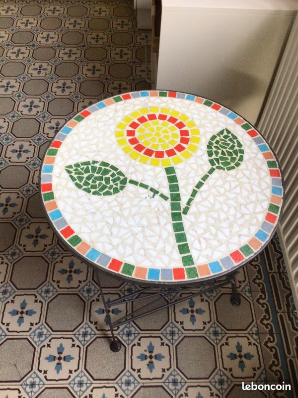 Petite table basse mosaïque (image 1)