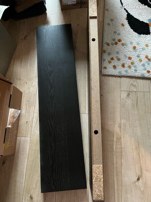 Lot 2 étagères bois (image 2)