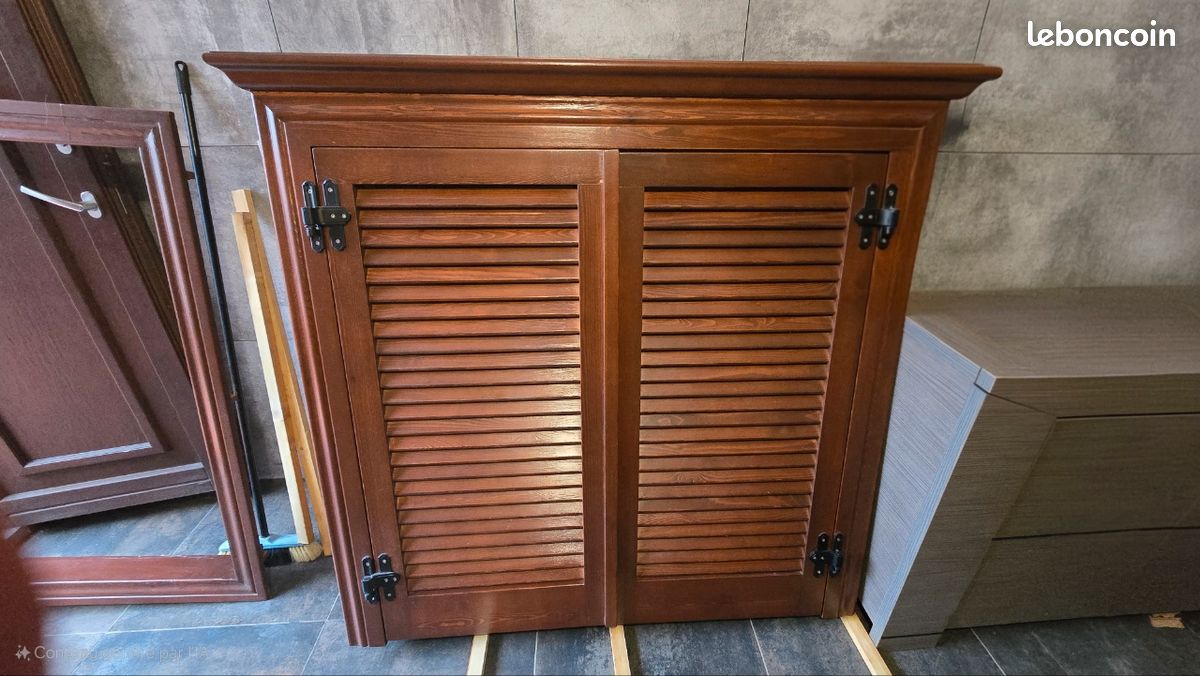 2 fenêtres neuves en bois avec volets – jamais utilisées (image 2)