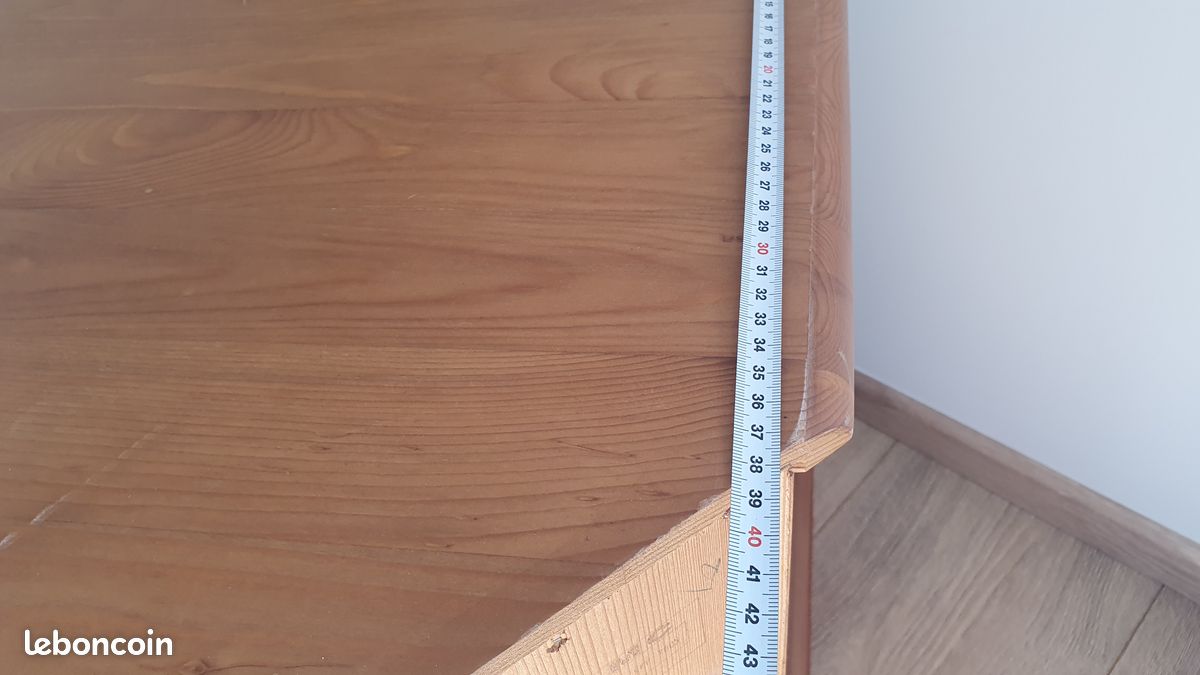 Meuble TV bas en pin massif (image 3)