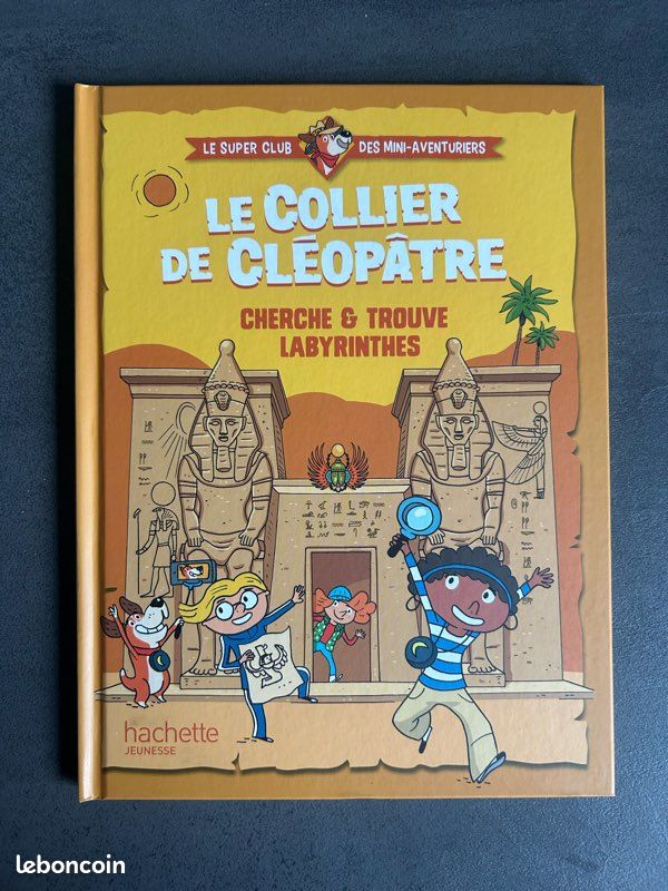 📚 Livre MacDo/Hachette - Le super club des mini-aventuriers - Le collier de cléopatre (image 1)