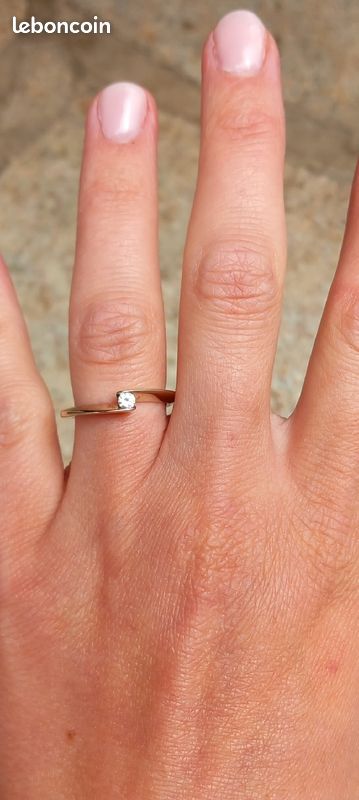 Bague solitaire (image 2)